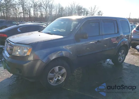 2011 Honda Pilot Lx from USA, damaged, VIN 5FNYF4H27BB098205